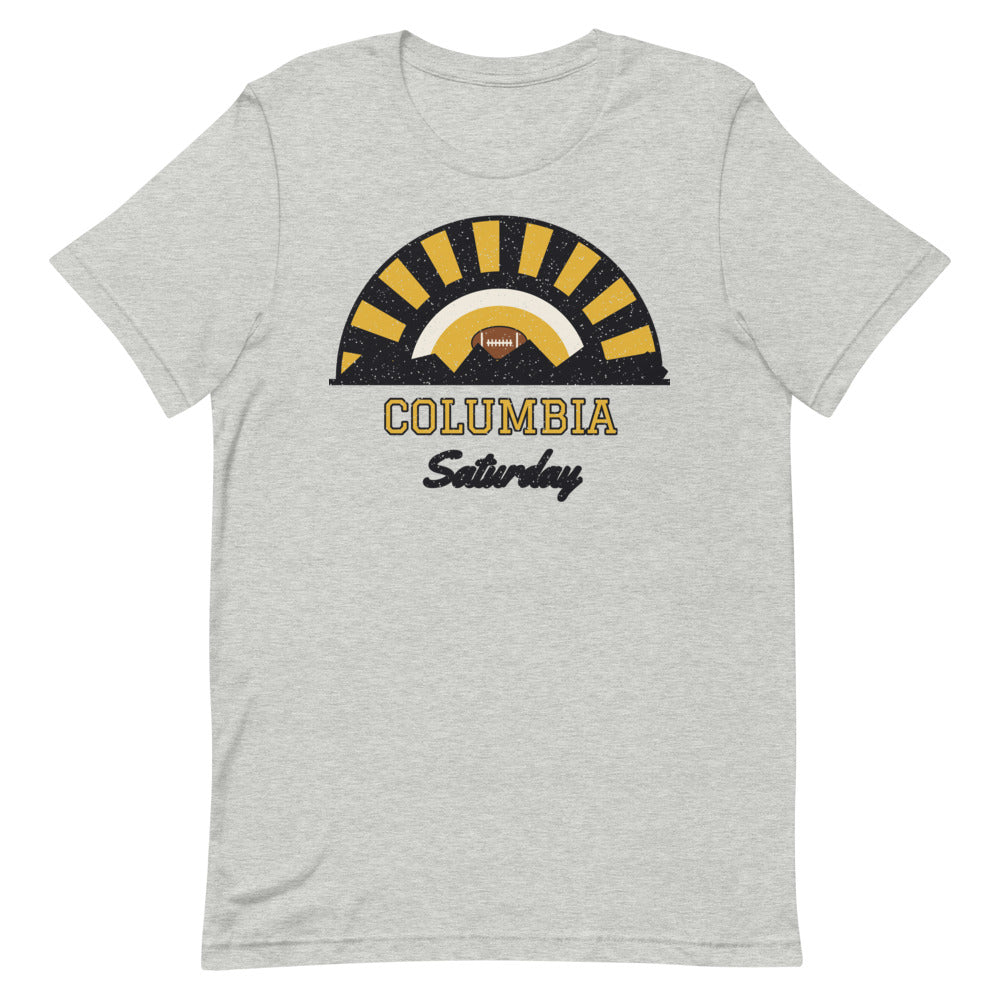 Columbia Saturday Tee in athletic heather, front