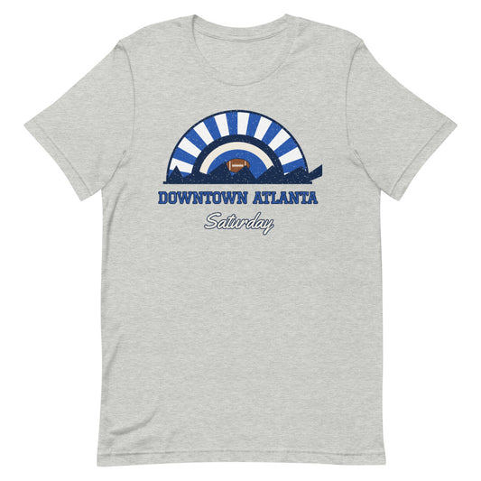 Downtown Atlanta Saturday Tee in athletic heather, front