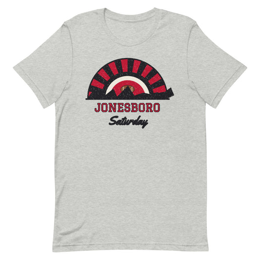 Jonesboro Saturday Tee in athletic heather, front