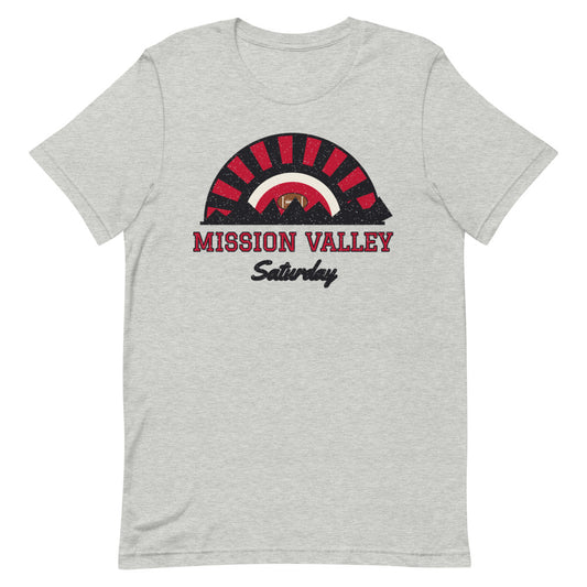 Mission Valley Saturday Tee in athletic heather, front