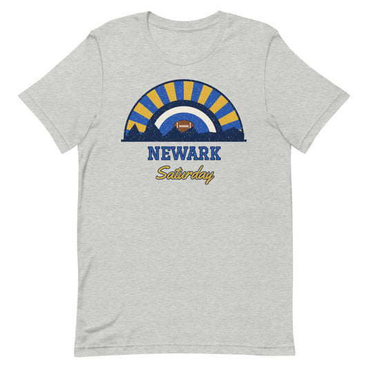 Newark Saturday Tee in athletic heather, front
