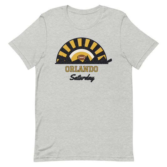 Orlando Saturday Tee in athletic heather, front