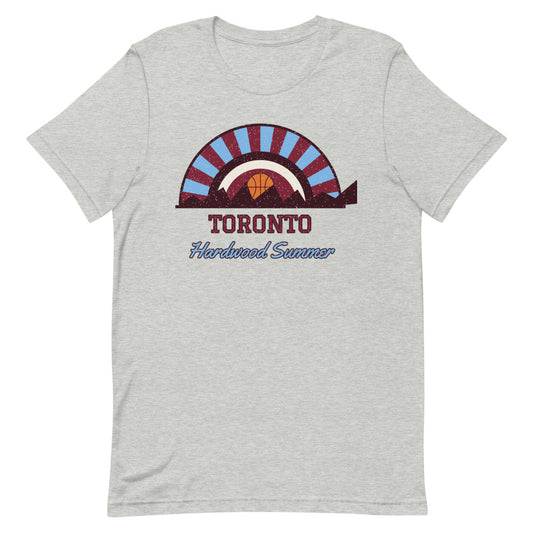 Toronto Hardwood Summer Tee in athletic heather, front
