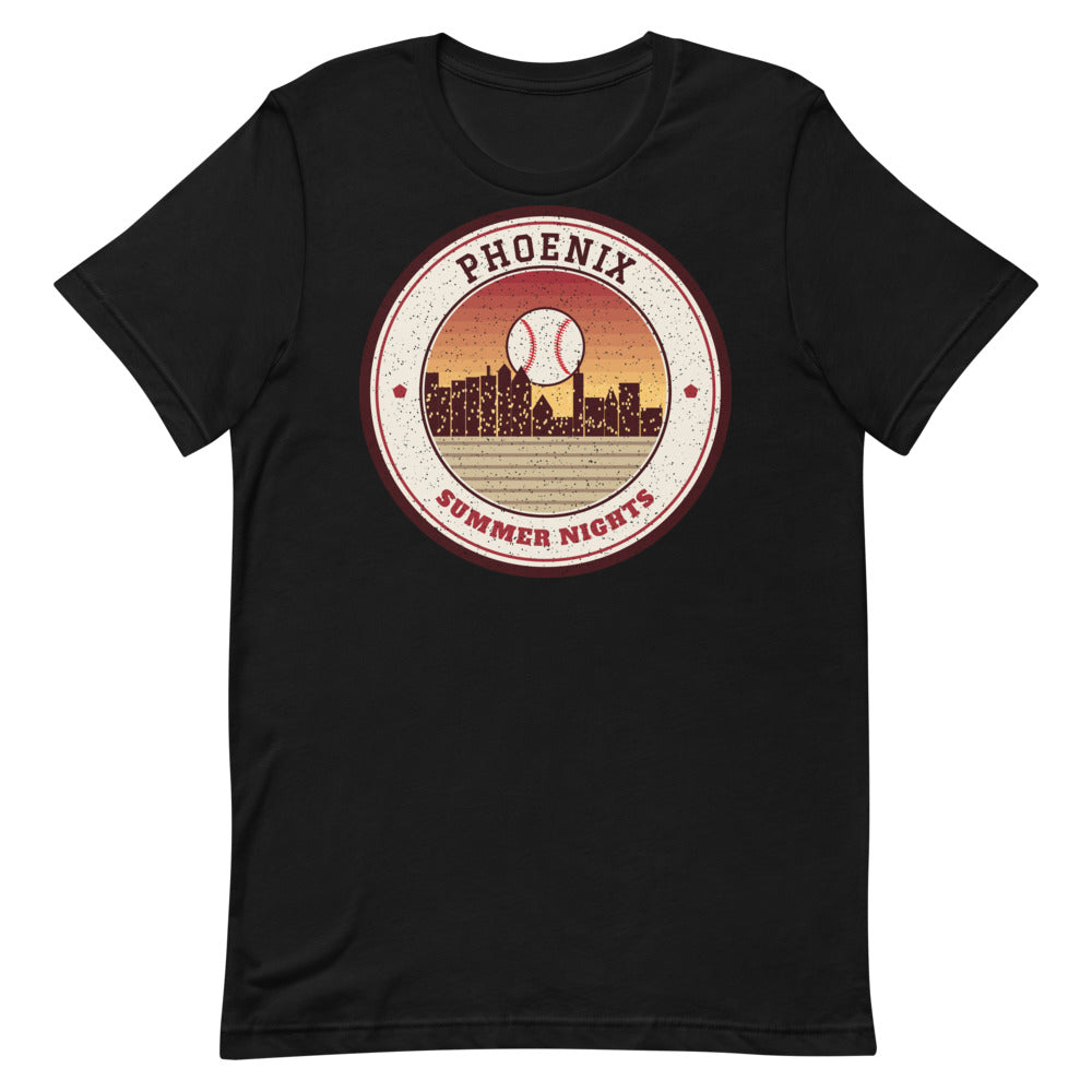 Phoenix Summer Nights Ballpark Tee in black, front