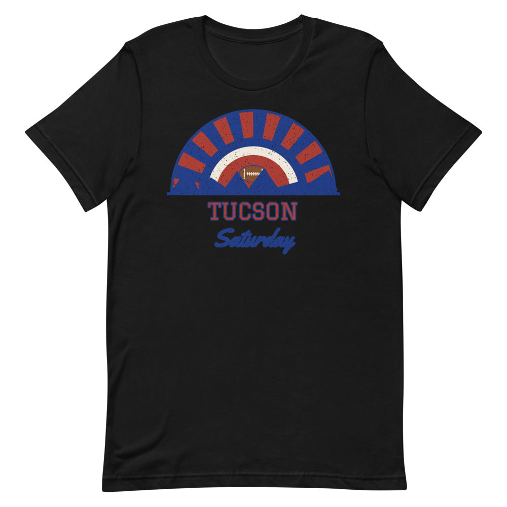 Tucson Saturday Tee in black, front
