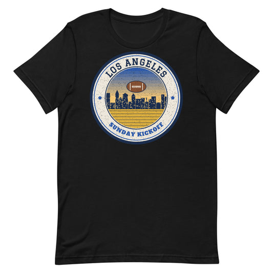 Los Angeles Sunday Kickoff Tee in black, front