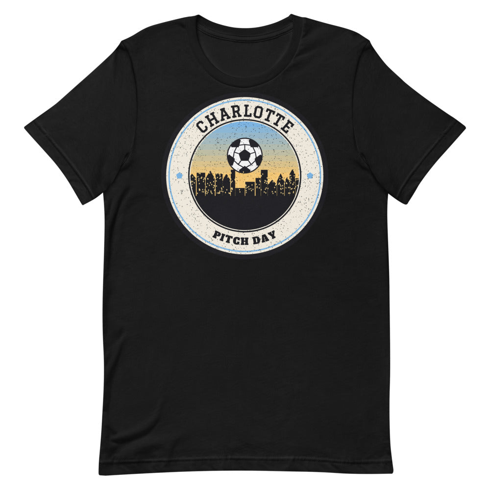 Charlotte Pitch Day Tee in black, front