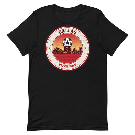 Dallas Pitch Day Tee in black, front