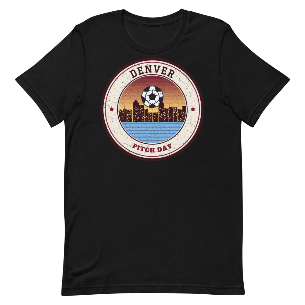 Denver Pitch Day Tee in black, front