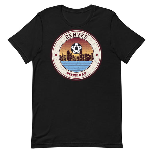 Denver Pitch Day Tee in black, front