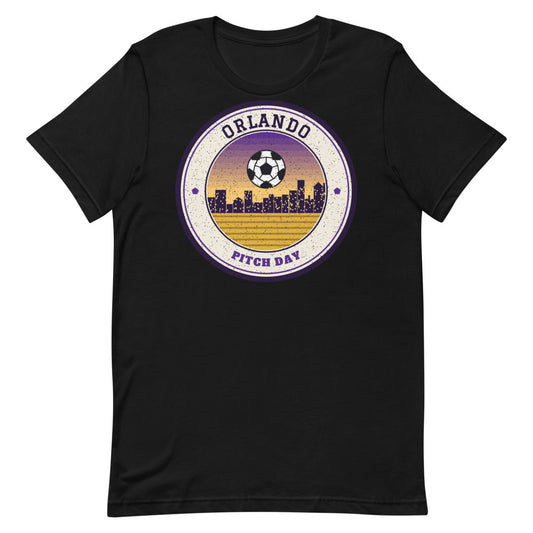 Orlando Pitch Day Tee in black, front