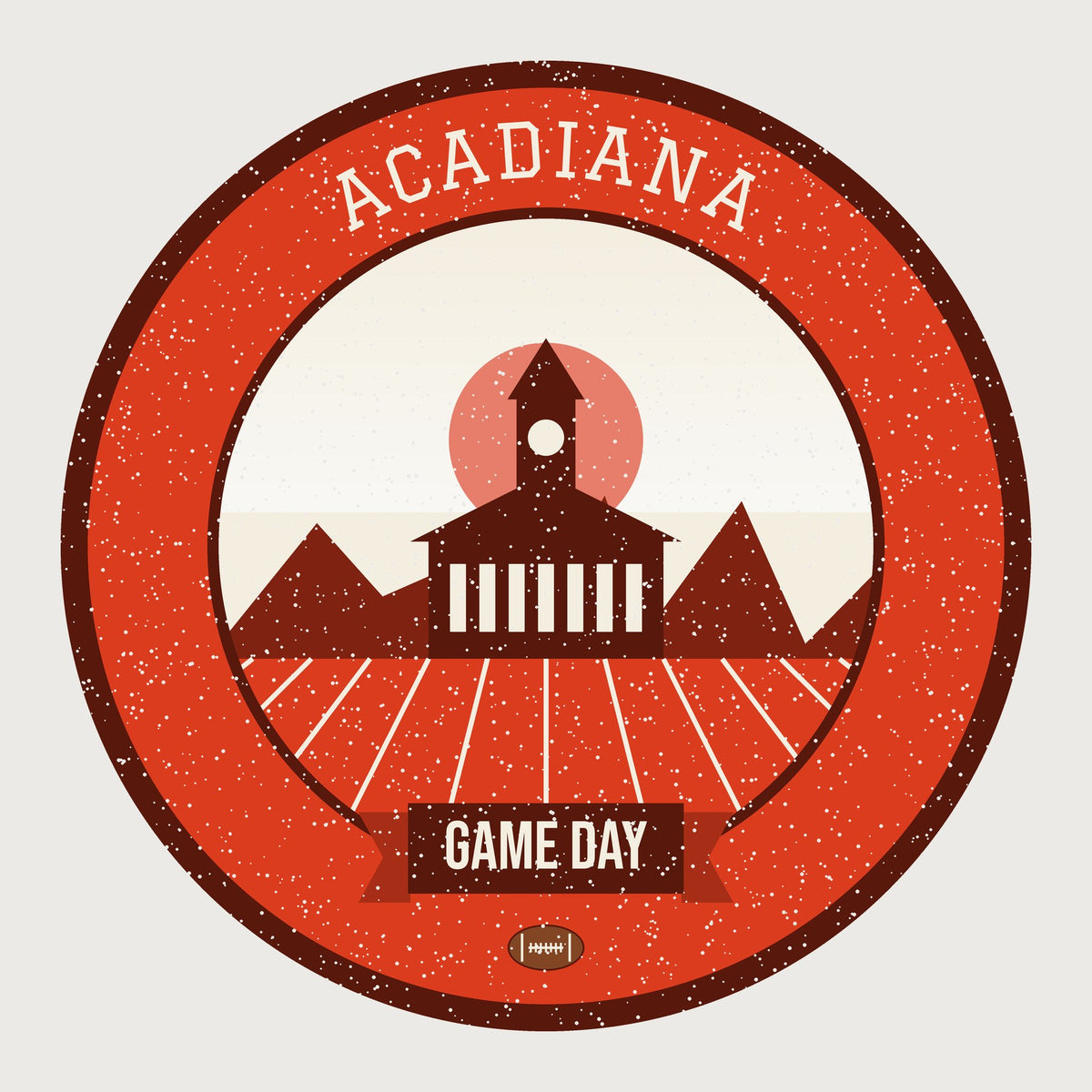 Vermilion Acadiana Game Day Mug graphic