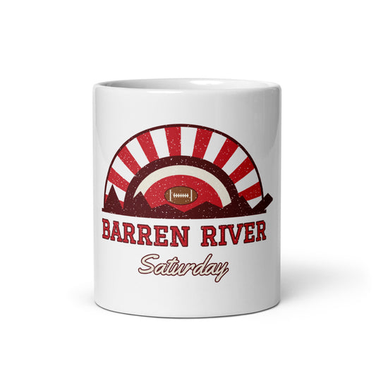 Barren River Saturday Mug in white, front