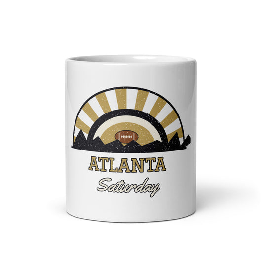Atlanta Saturday Mug in white, front