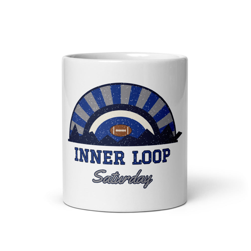 Inner Loop Saturday Mug in white, front