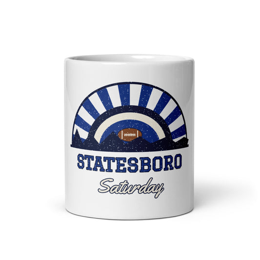 Statesboro Saturday Mug in white, front