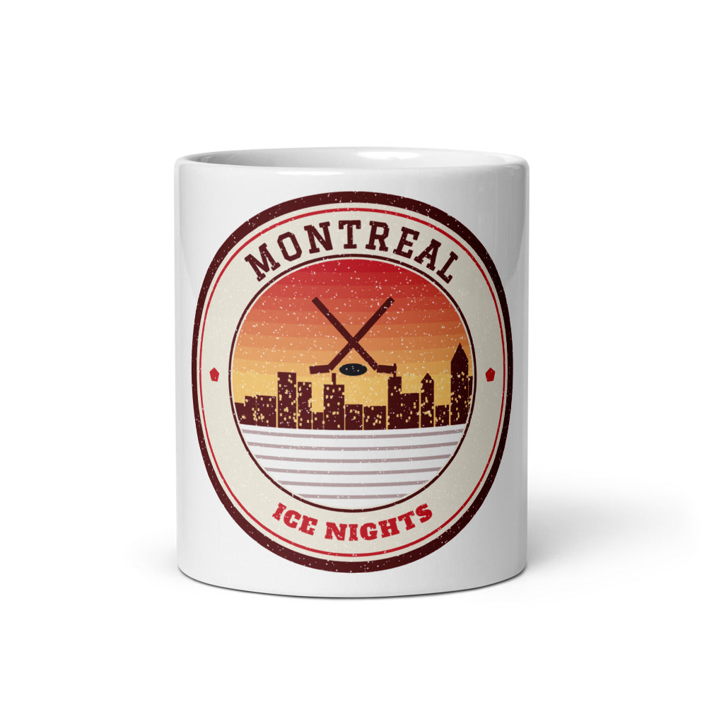 Montreal Ice Nights Mug in white, front