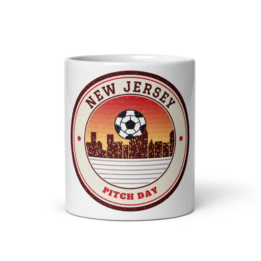 New Jersey Pitch Day Mug in white, front