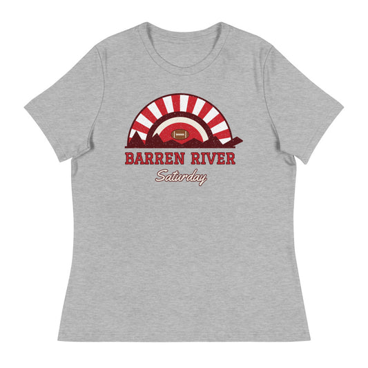 Women's Barren River Saturday Tee in athletic heather, front