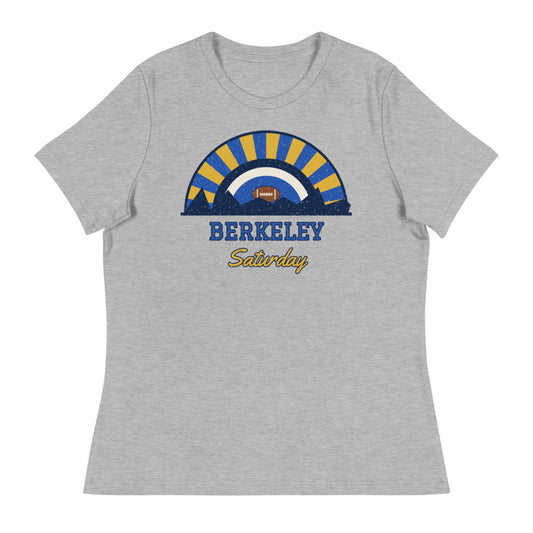Women's Berkeley Saturday Tee in athletic heather, front