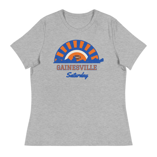Women's Gainesville Saturday Tee in athletic heather, front