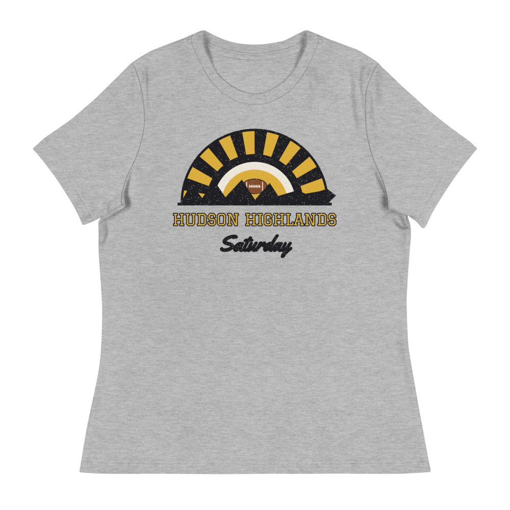 Women's Hudson Highlands Saturday Tee in athletic heather, front
