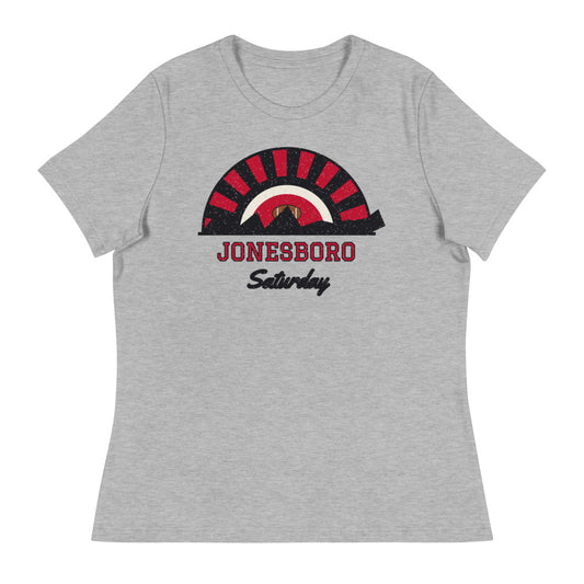 Women's Jonesboro Saturday Tee in athletic heather, front