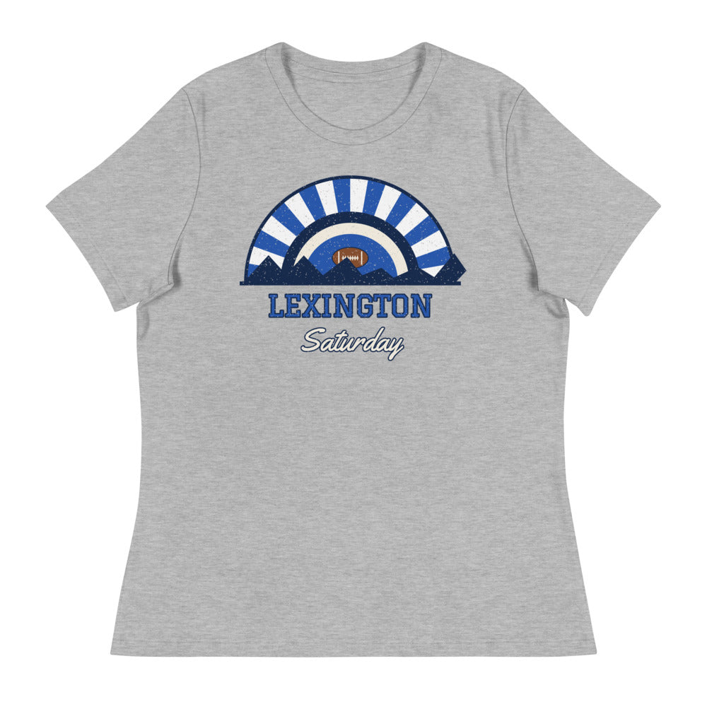 Women's Lexington Saturday Tee in athletic heather, front