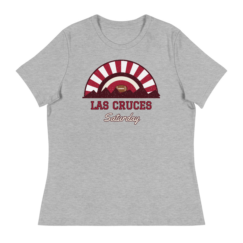 Women's Las Cruces Saturday Tee in athletic heather, front