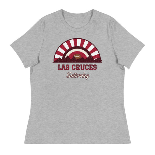 Women's Las Cruces Saturday Tee in athletic heather, front
