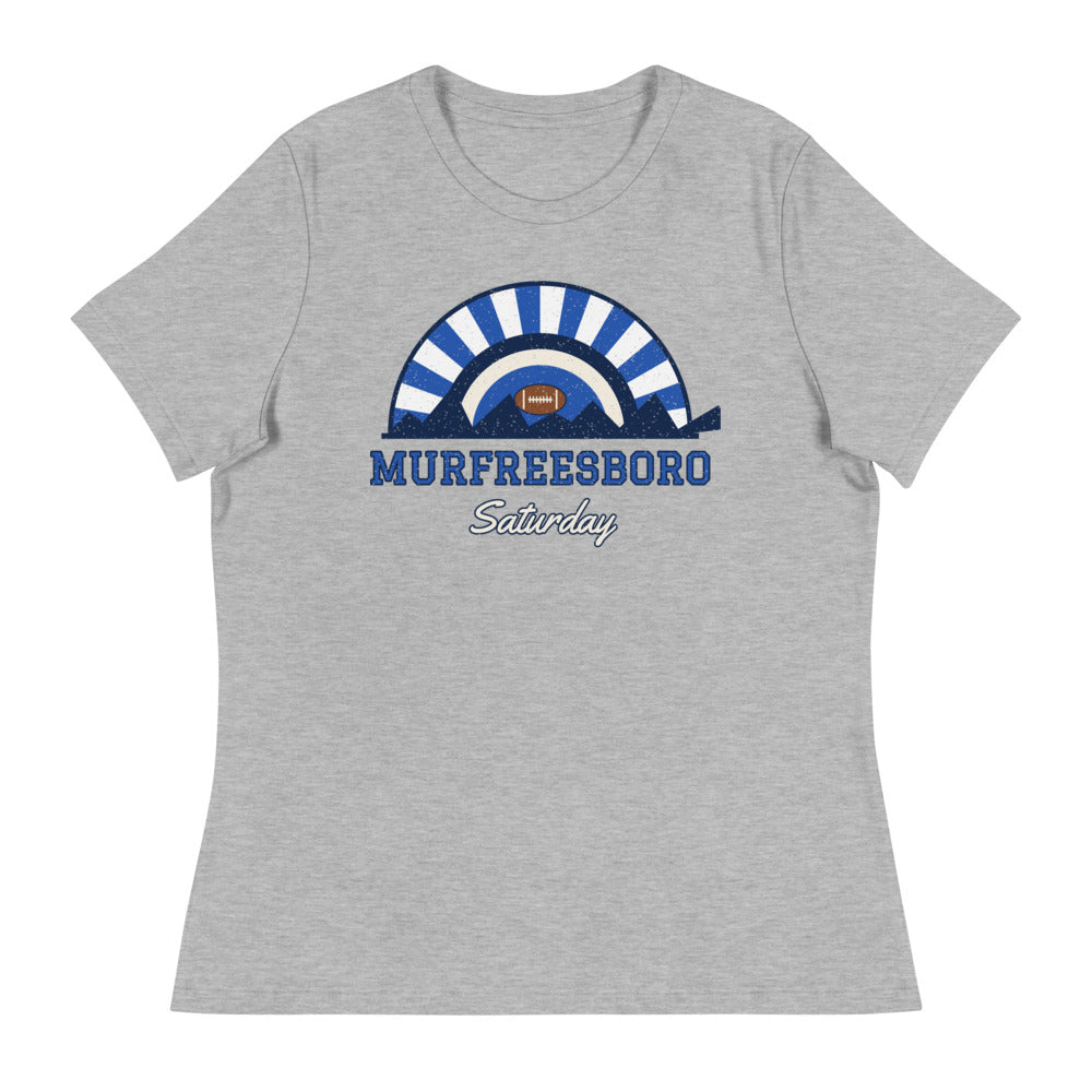 Women's Murfreesboro Saturday Tee in athletic heather, front