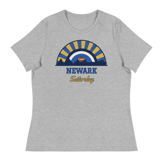 Women's Newark Saturday Tee in athletic heather, front