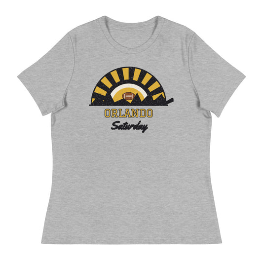 Women's Orlando Saturday Tee in athletic heather, front