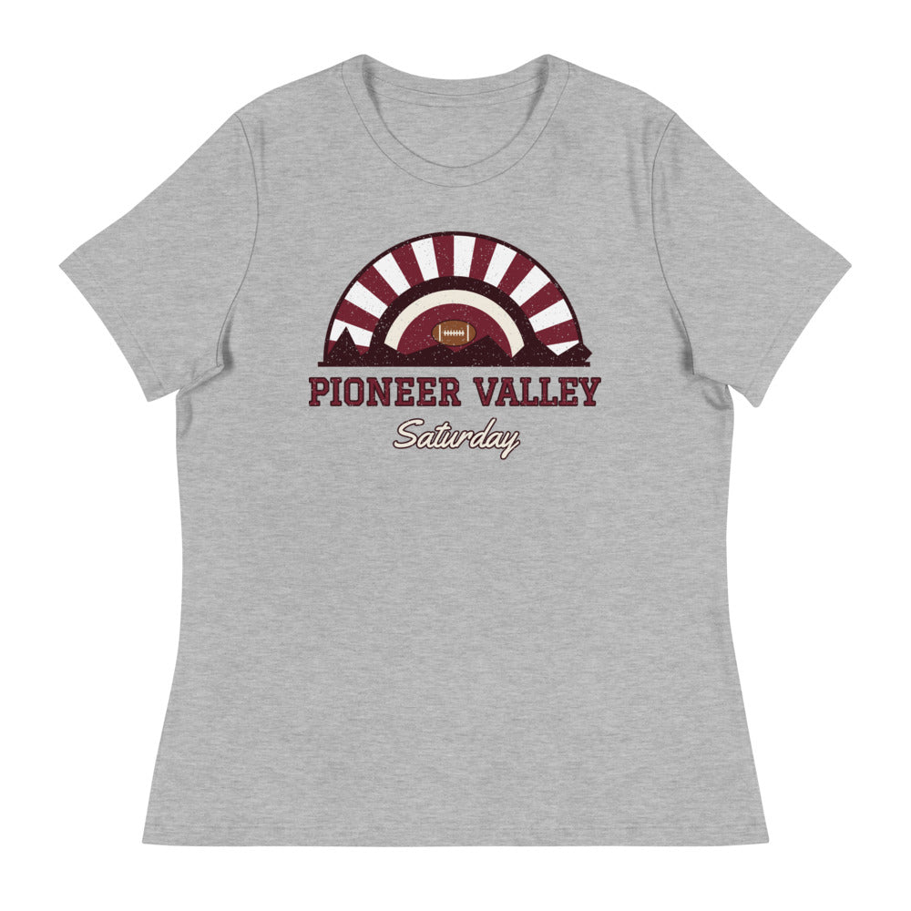 Women's Pioneer Valley Saturday Tee in athletic heather, front