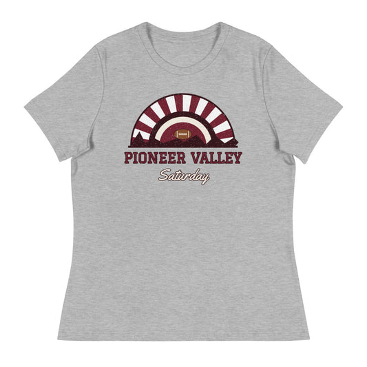 Women's Pioneer Valley Saturday Tee in athletic heather, front