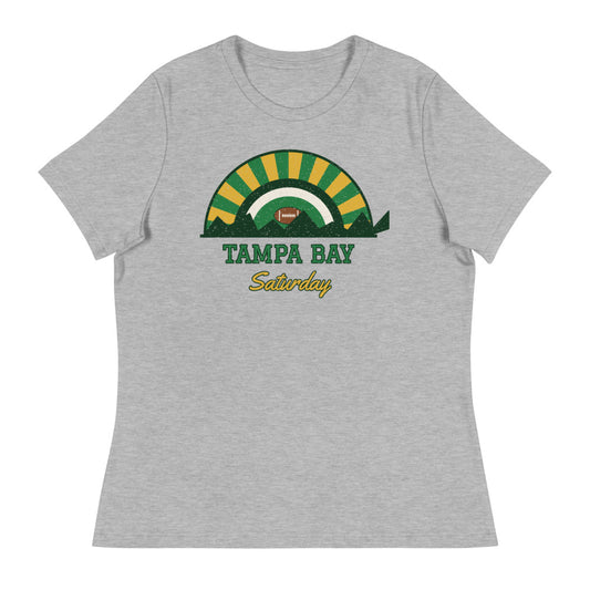 Women's Tampa Bay Saturday Tee in athletic heather, front