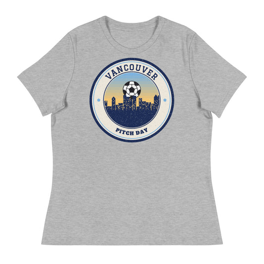 Women's Vancouver Pitch Day Tee in athletic heather, front
