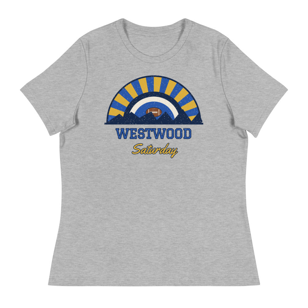Women's Westwood Saturday Tee in athletic heather, front