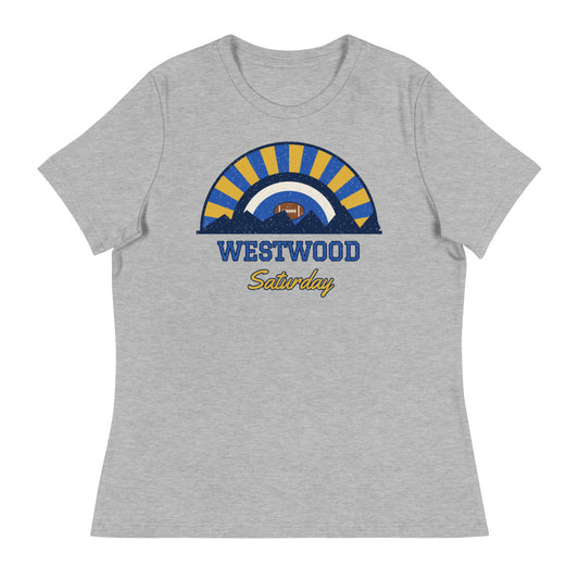 Women's Westwood Saturday Tee in athletic heather, front